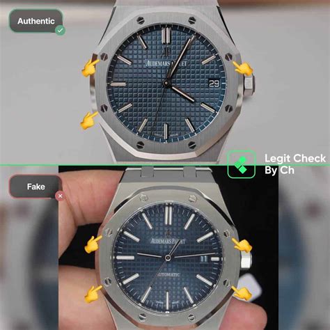 audemars piguet royal oak original vs fake